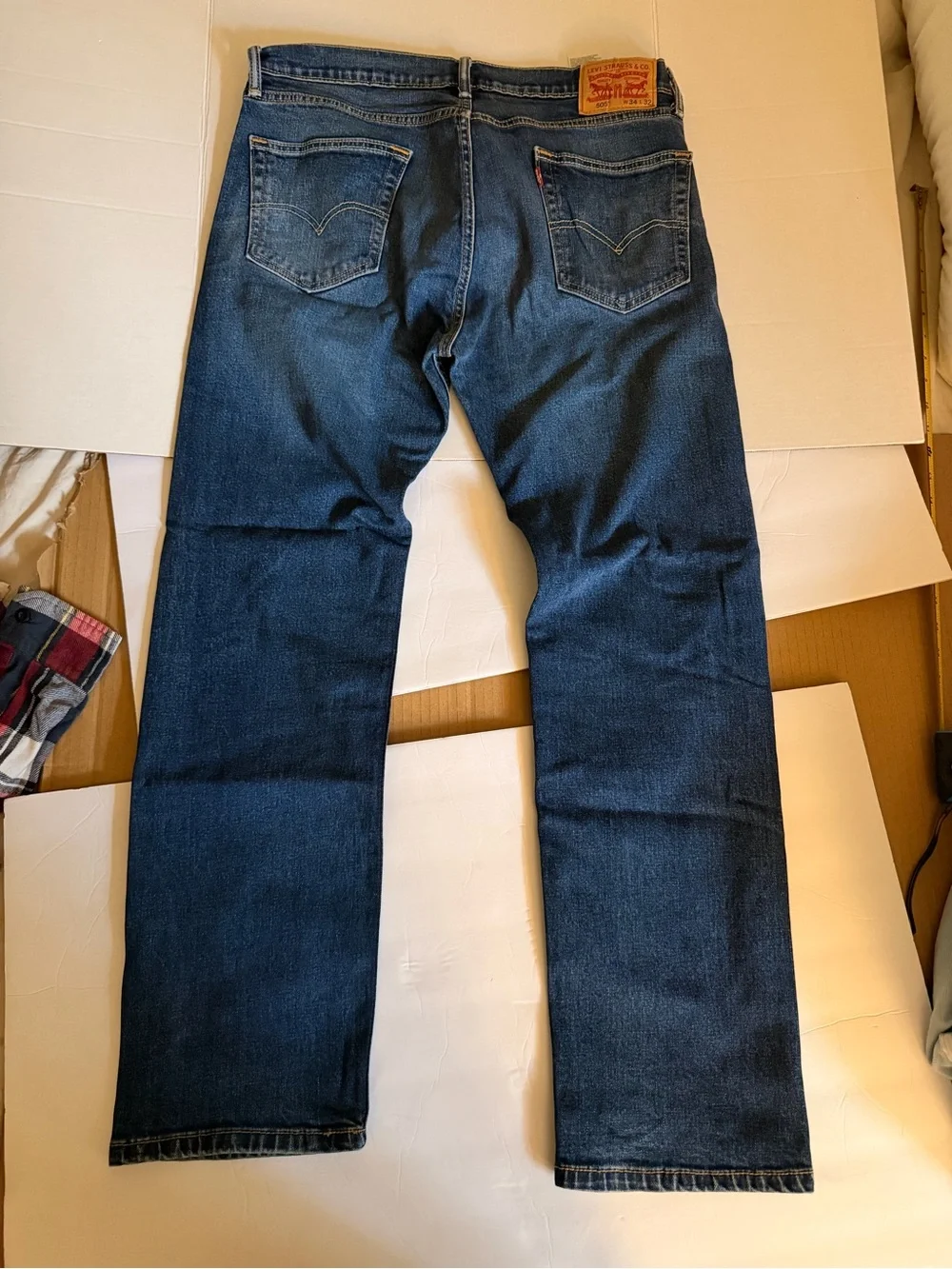 Levi’s 505 Men's Dark Blue Straight-Leg Jeans